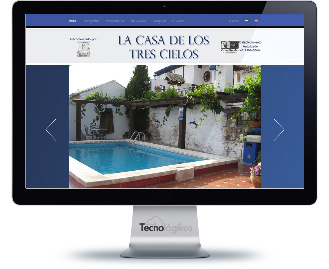 Diseño Web – Hotel Rural Casa Los 3 Cielos